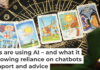 Tarot readings can encourage self-reflection. But what happens when you turn to AI to interpret the cards? Ilya S. Savenok/Getty Images for Sally Hansen